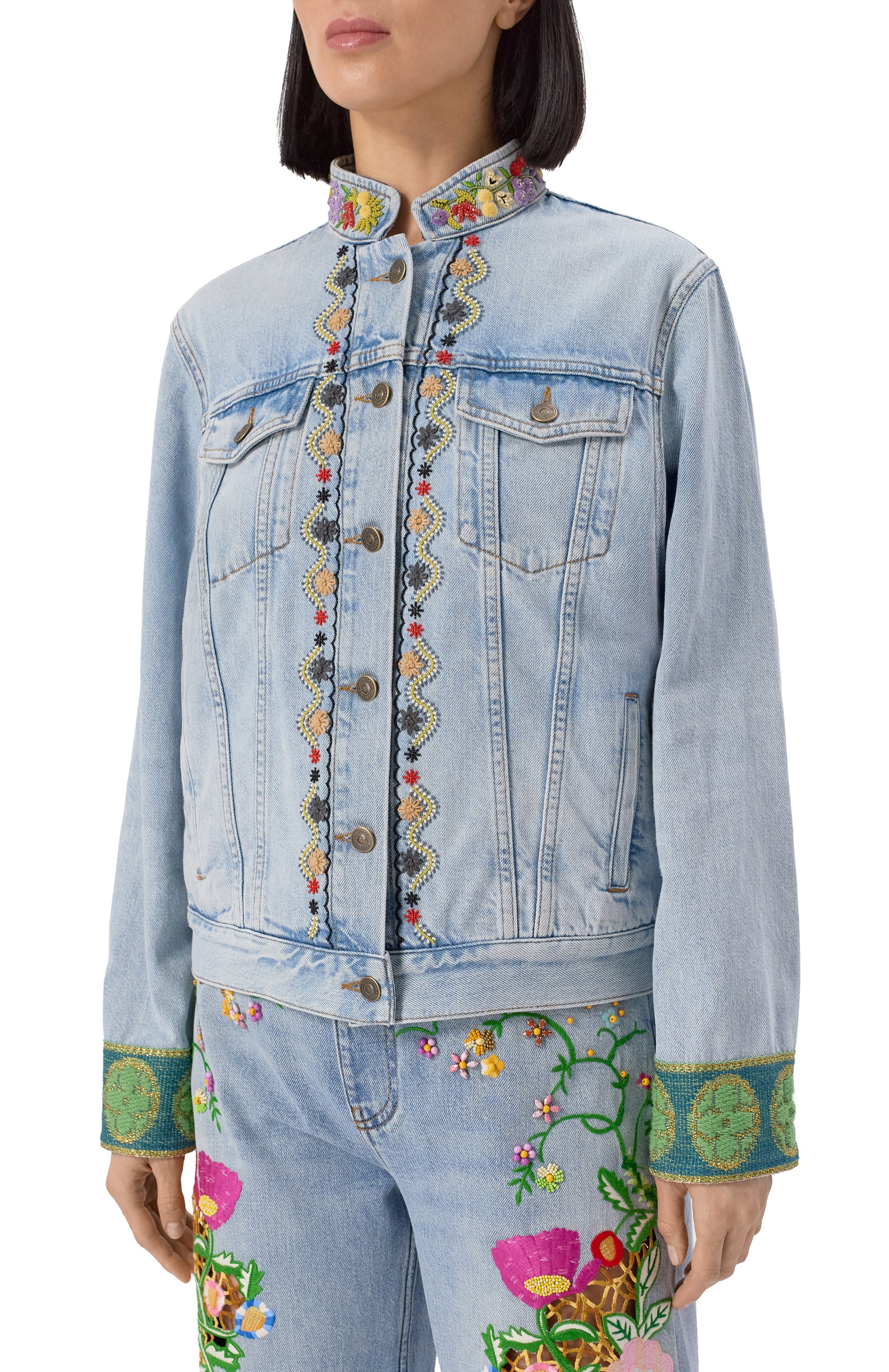 Джинсовая куртка VALENTINO, арт. 6B3DC05K97T, фото 3