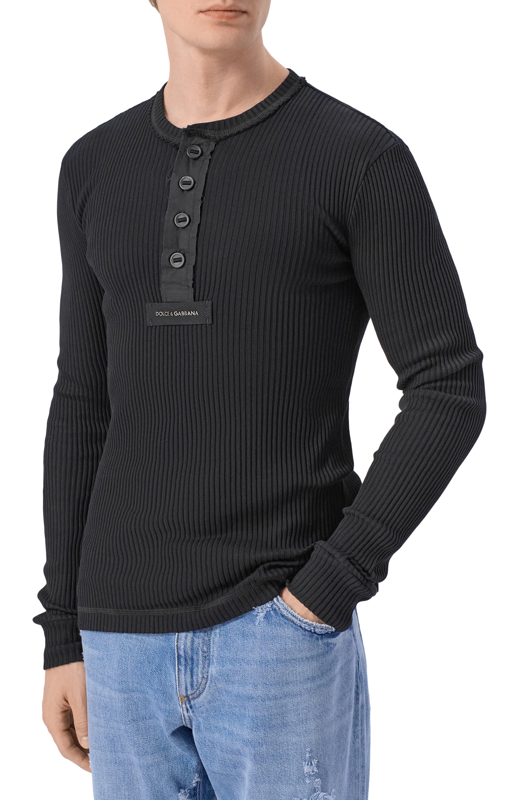 Хлопковый джемпер DOLCE & GABBANA, арт. G8TF3T/HU7WR, фото 3