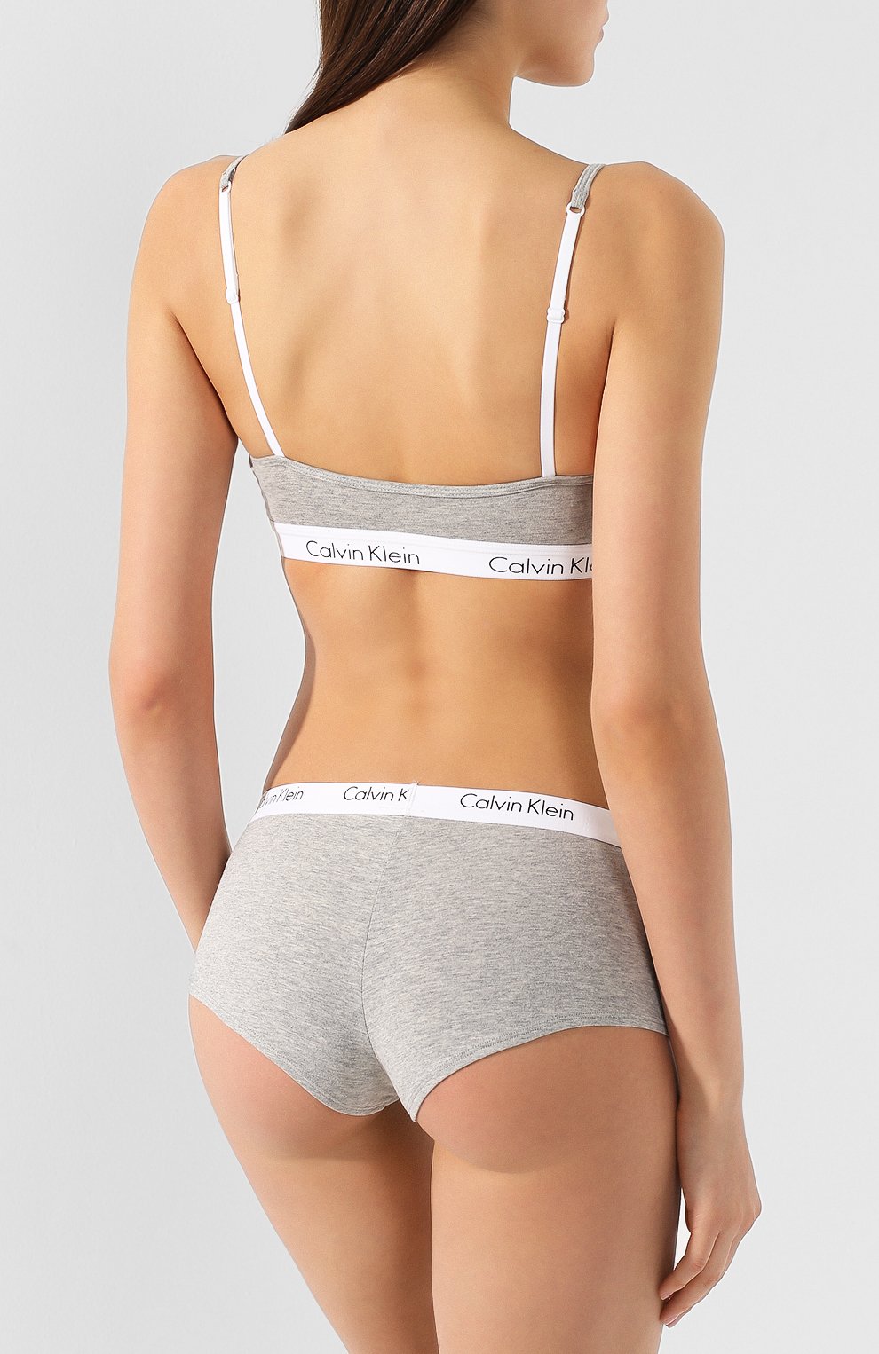 Хлопковые шорты с логотипом бренда CALVIN KLEIN, арт. QF1370E, фото 3