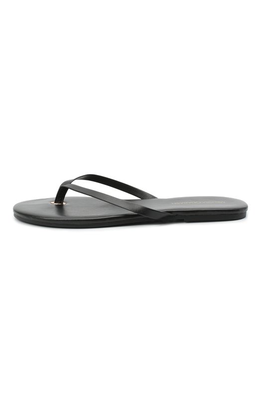 Кожаные шлепанцы Melissa Odabash SANDALS Чёрный  SANDALS Фото 3