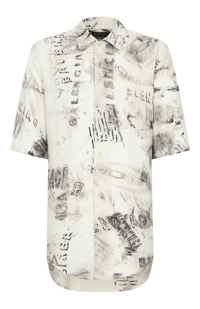 Мужская рубашка из вискозы BALENCIAGA, арт. 852334/TTL78