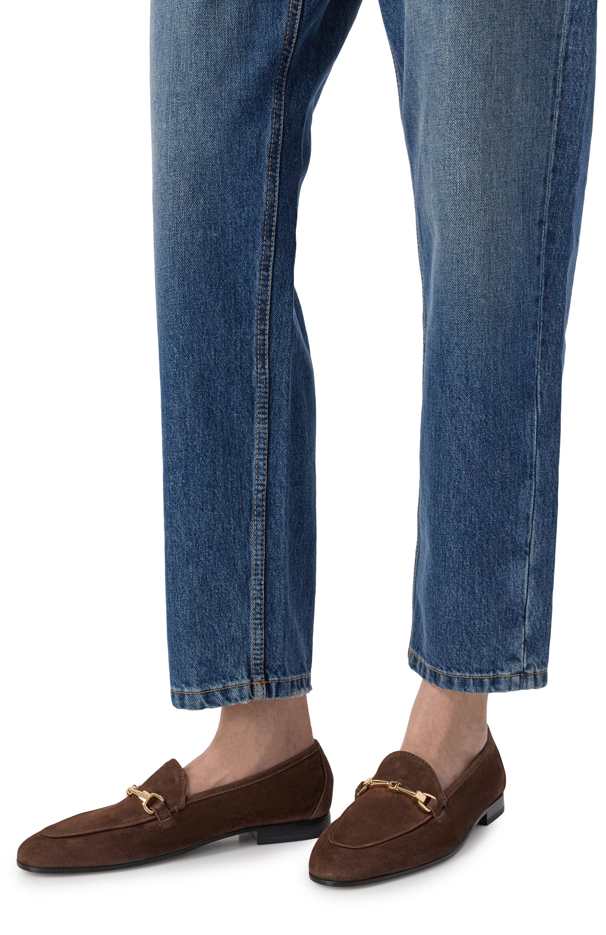 Замшевые лоферы DOUCAL'S темно-коричневого цвета по цене 59950 руб., арт. DD8878MEGNUZ278N, фото 2 Замшевые лоферы DOUCAL'S, арт. DD8878MEGNUZ278N, фото 2