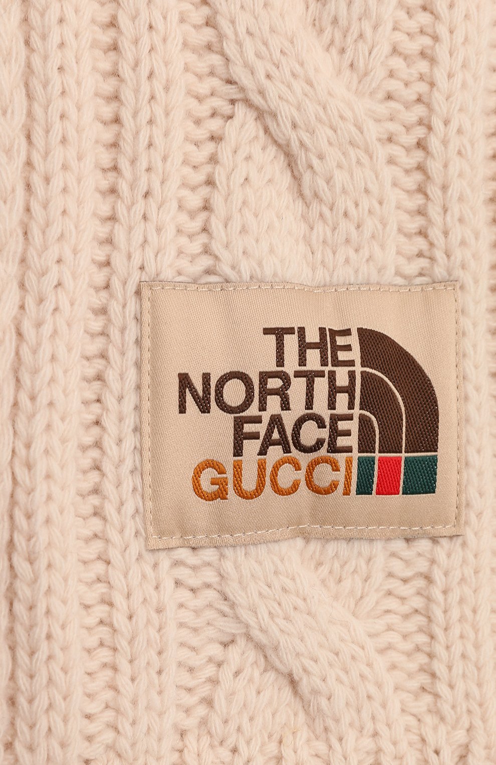 Шерстяной шарф the north face x gucci GUCCI, арт. 653561 4G200, фото 3