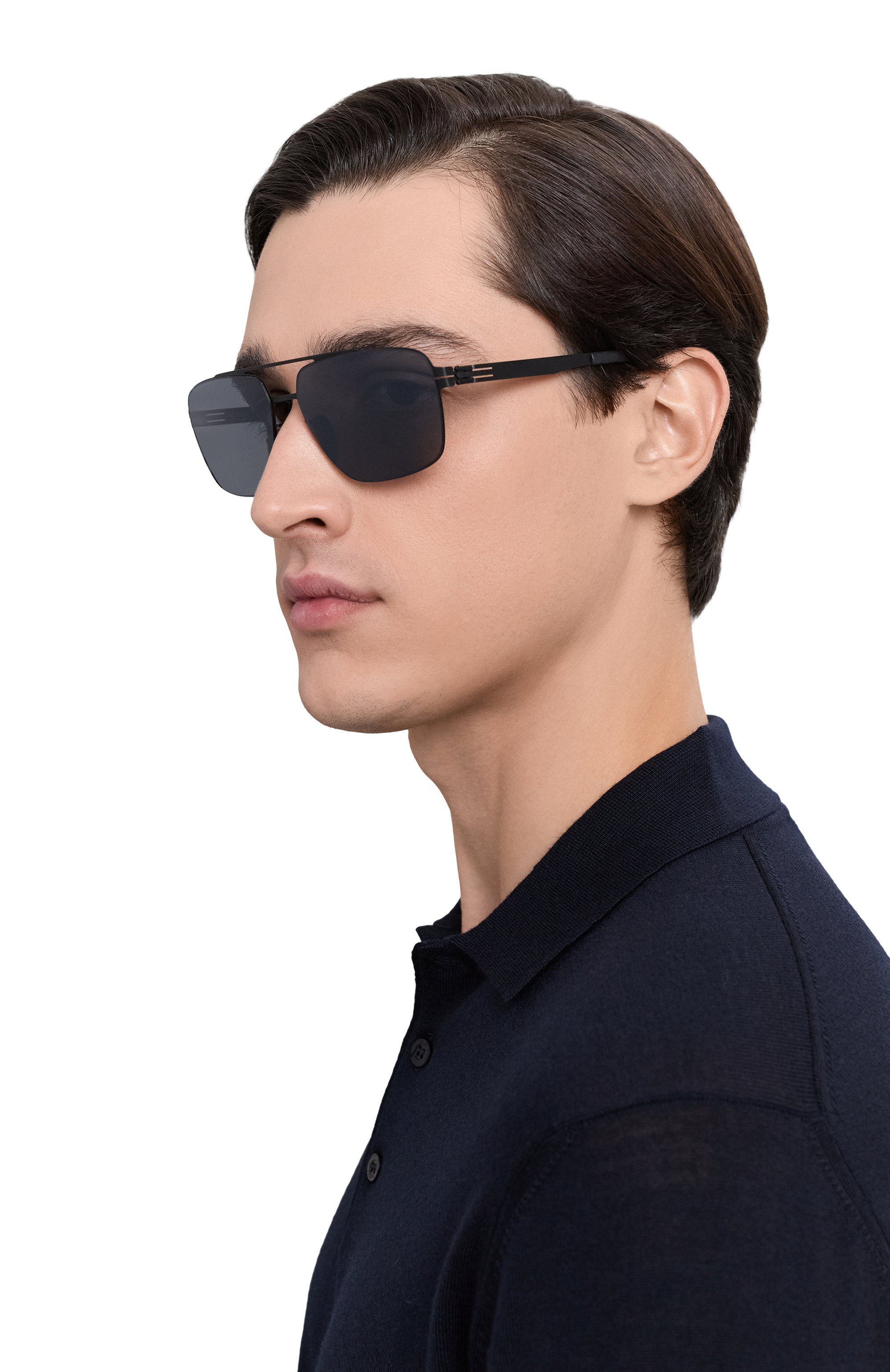 Солнцезащитные очки IC! BERLIN, арт. IB-RYAN BLACK/GREY P0LARIZED, фото 2