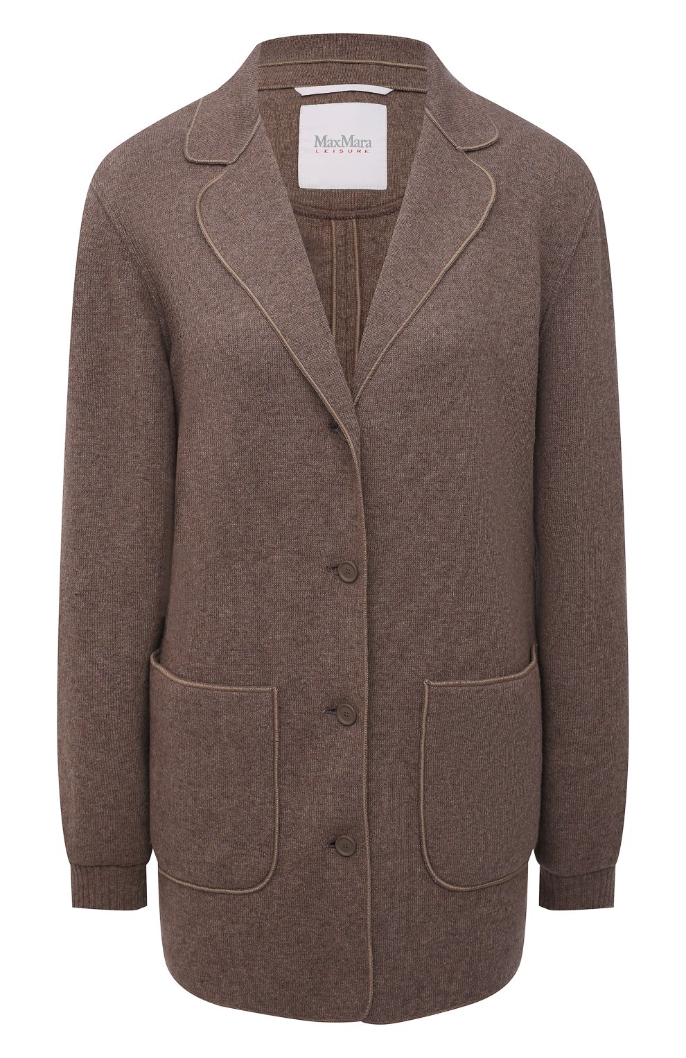 Шерстяной жакет WEEKEND MAX MARA коричневого цвета по цене 56760 руб., арт. TURCHIA 39160716, фото 1 Шерстяной жакет WEEKEND MAX MARA, арт. TURCHIA 39160716, фото 1