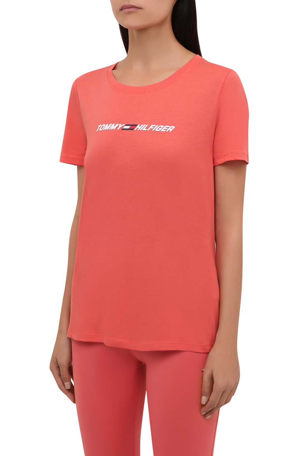 Хлопковая футболка TOMMY HILFIGER, арт. S10S101016, фото 3