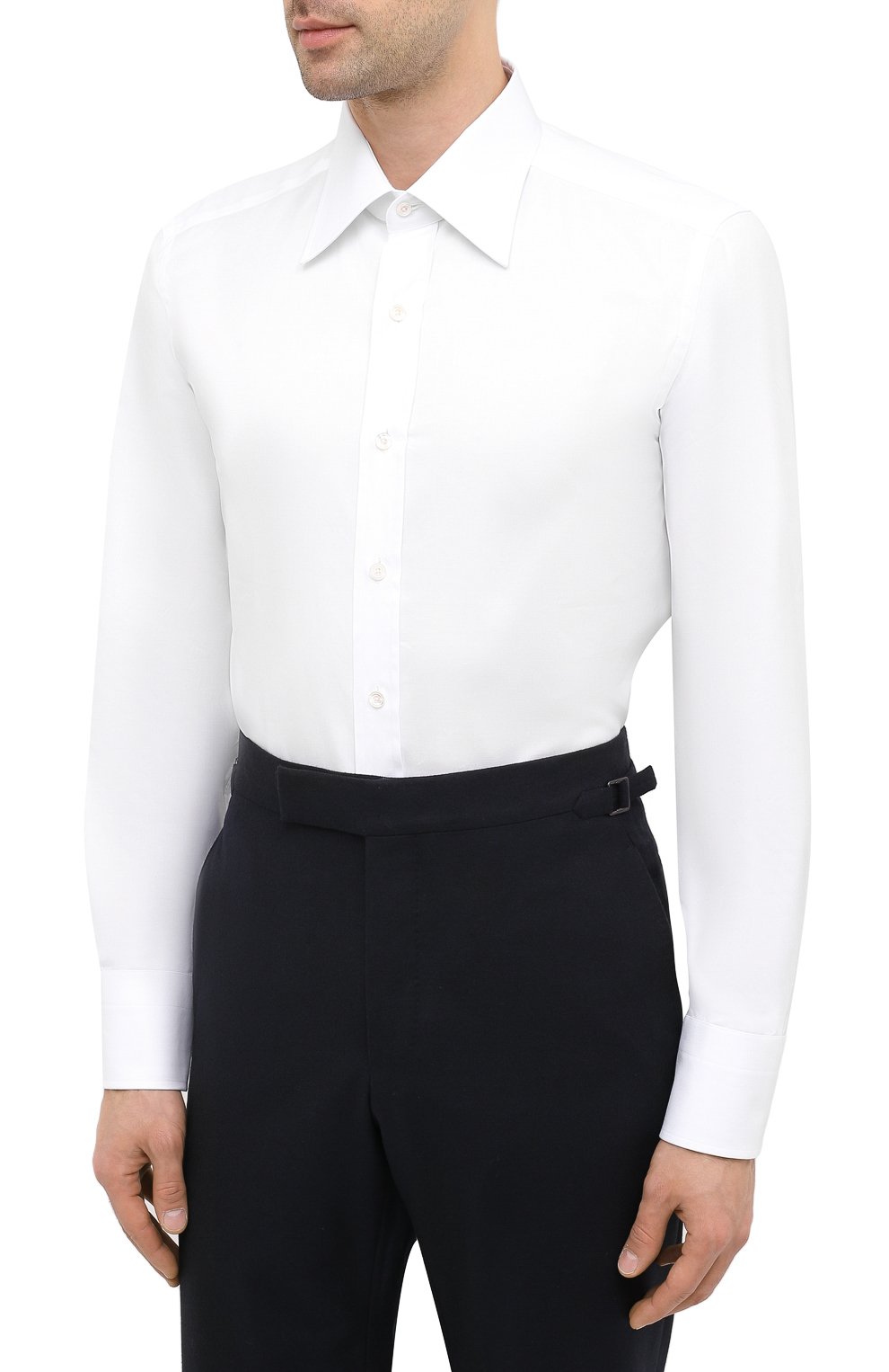 Хлопковая сорочка TOM FORD, арт. QFT190/94S1JE, фото 3