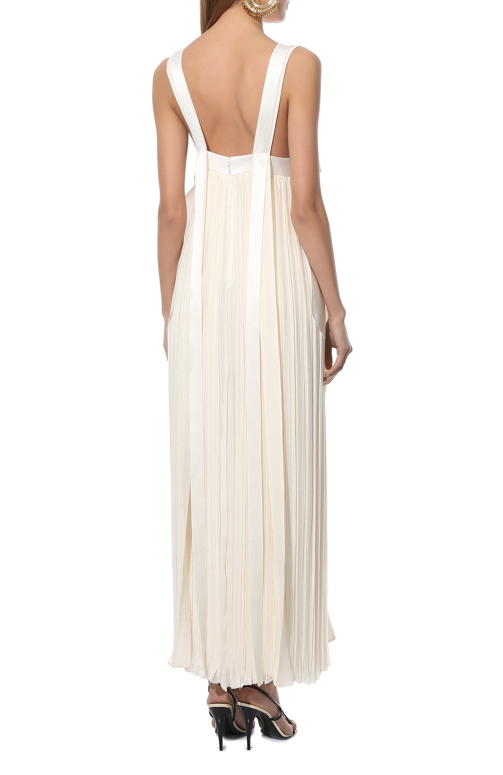 Атласное платье CHLOÉ, арт. CHC21WR013003, фото 4