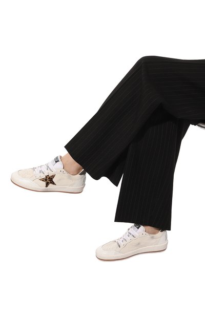 Кожаные кеды ball star GOLDEN GOOSE DELUXE BRAND, арт. GWF00117.F002504, фото 3