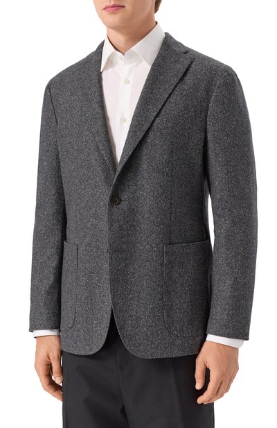 Пиджак из шерсти и шелка BOGLIOLI, арт. N1302E/FB4106, фото 4