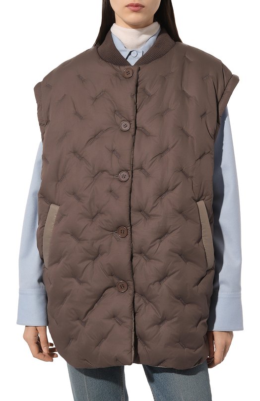 Двусторонняя куртка sherpa. Коричневый, фото 6