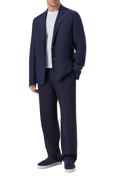 Льняные брюки INLINUM, арт. PAJAMA/TR0PEA, фото 2