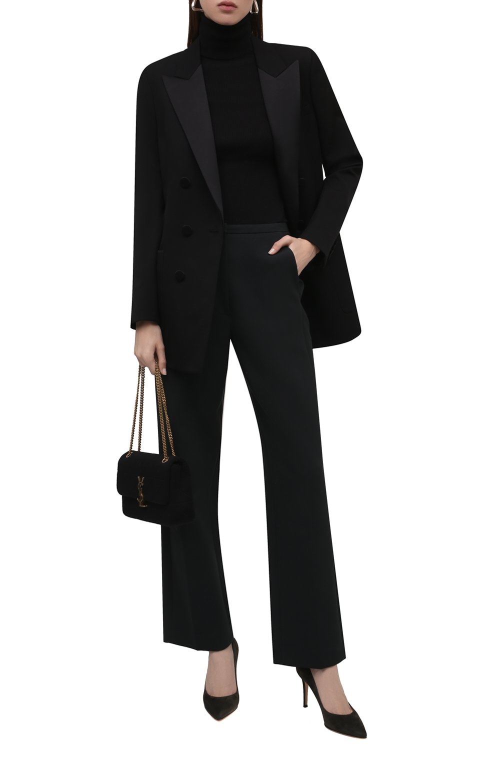 Водолазка из кашемира и шерсти SAINT LAURENT, арт. 637869/YAPK2, фото 2