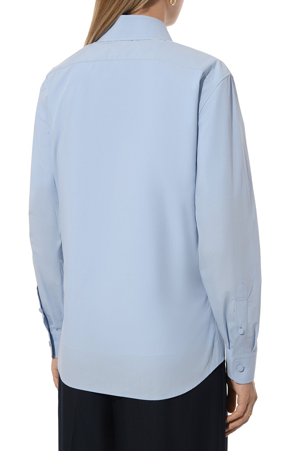 Хлопковая блузка GUCCI, арт. 715840/ZAK76, фото 4