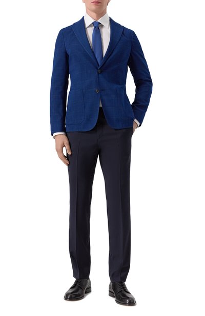 Пиджак из шерсти и хлопка BOSS, арт. 50545840, фото 3