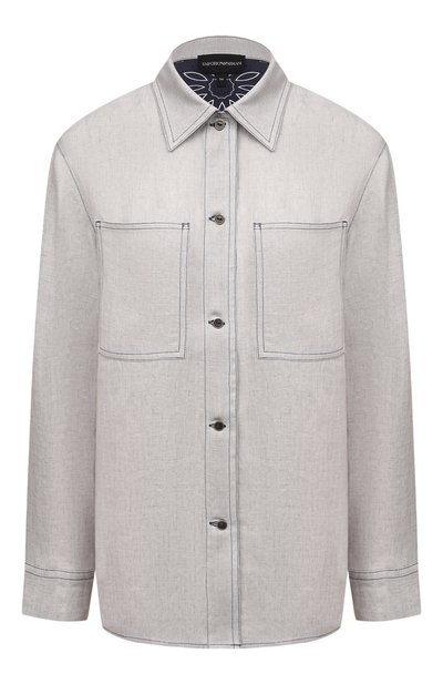 Женская льняная рубашка EMPORIO ARMANI, арт. 3L2CA1/2NF8Z