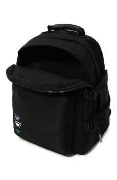 Детская рюкзак EMPORIO ARMANI черного цвета, арт. 402536/2F581 | Фото 3 (Материал сплава: Проставлено; Нос: Не проставлено; Материал: Текстиль)