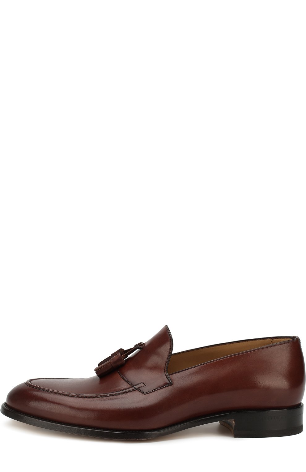 Кожаные лоферы с кисточками BRIONI, арт. QFCP0L/P6757, фото 3