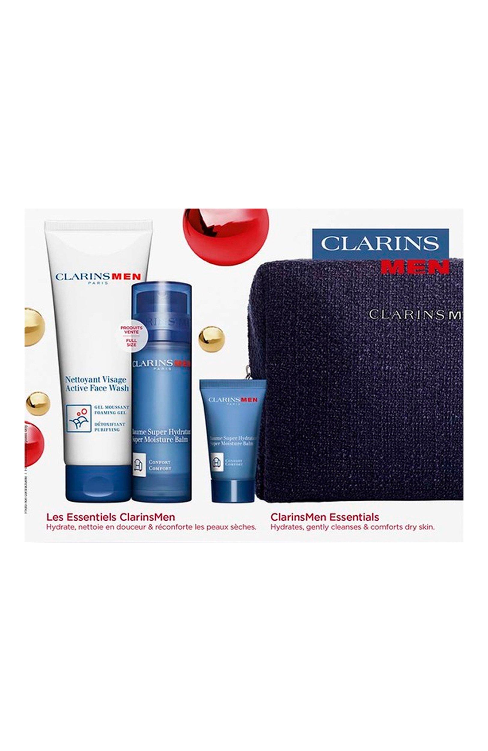 Набор men (50+120+12+0,9ml) CLARINS бесцветного цвета по цене 8700 руб., арт. 80129840, фото 4 Набор men (50+120+12+0,9ml) CLARINS, арт. 80129840, фото 4