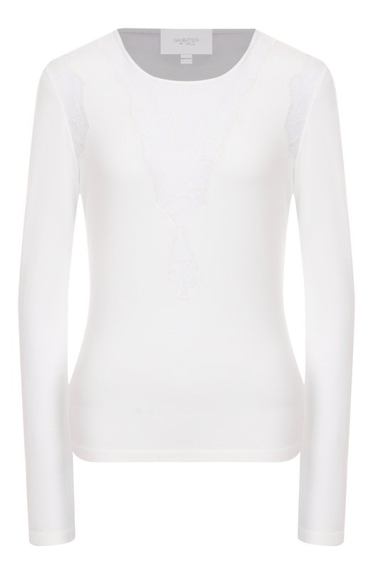 Топ из вискозы Giambattista Valli 25FWPVCM00M4/09VIP Белый 25FWPVCM00M4/09VIP