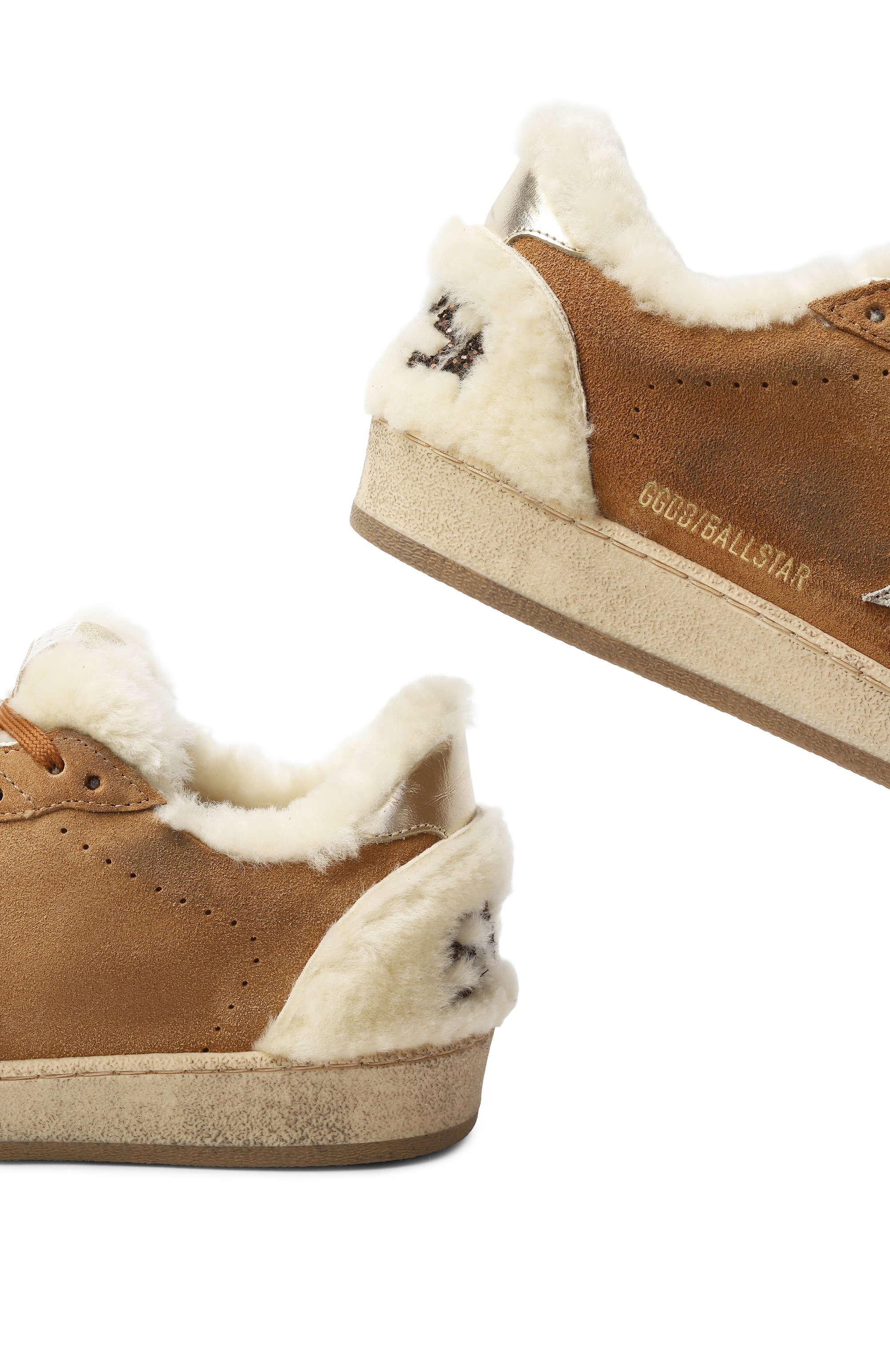 Замшевые кеды ball star GOLDEN GOOSE DELUXE BRAND, арт. GWF00117.F007475, фото 7