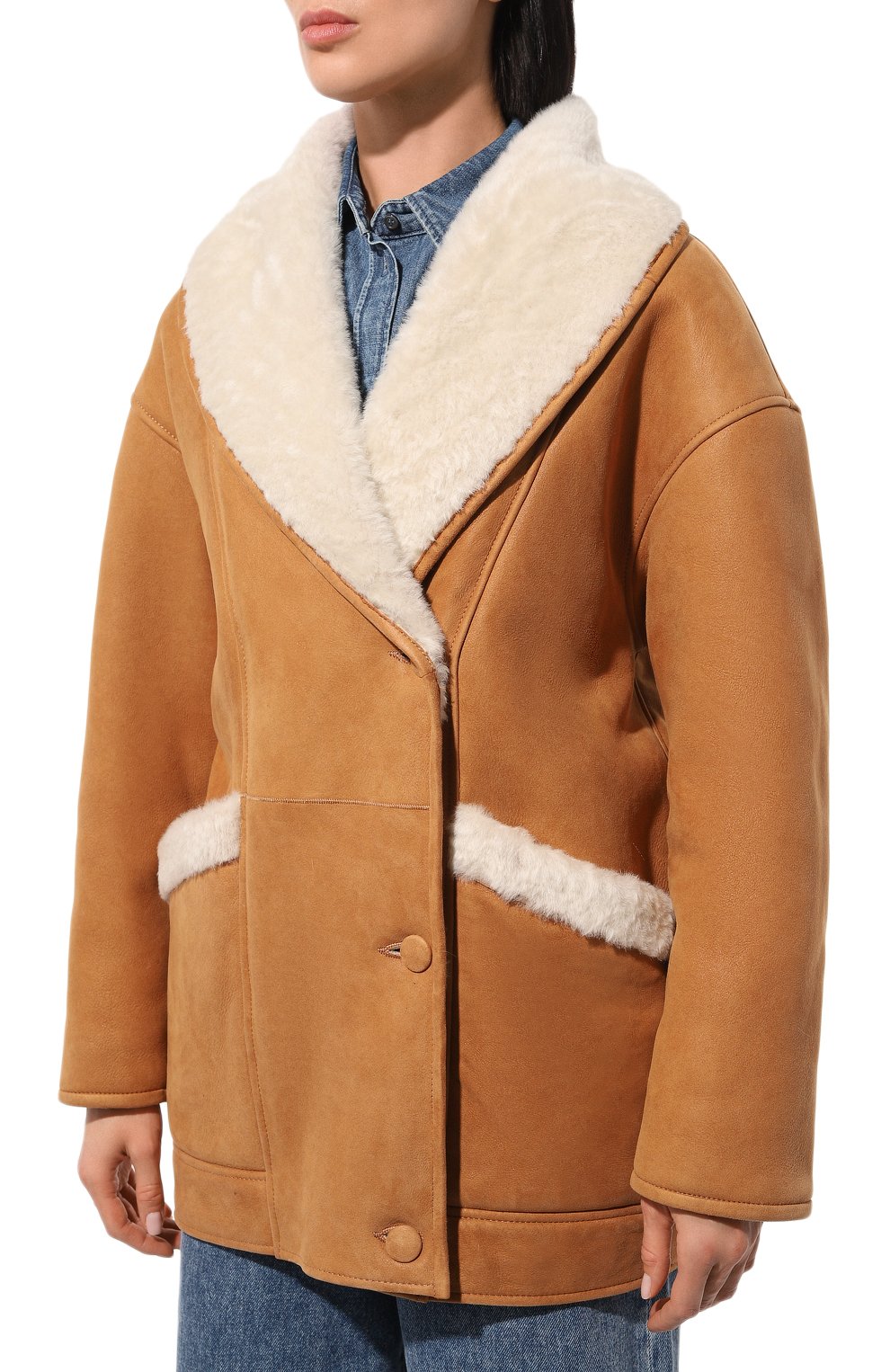 Дубленка из овчины SIMONETTA RAVIZZA, арт. F04JA254H23, фото 3