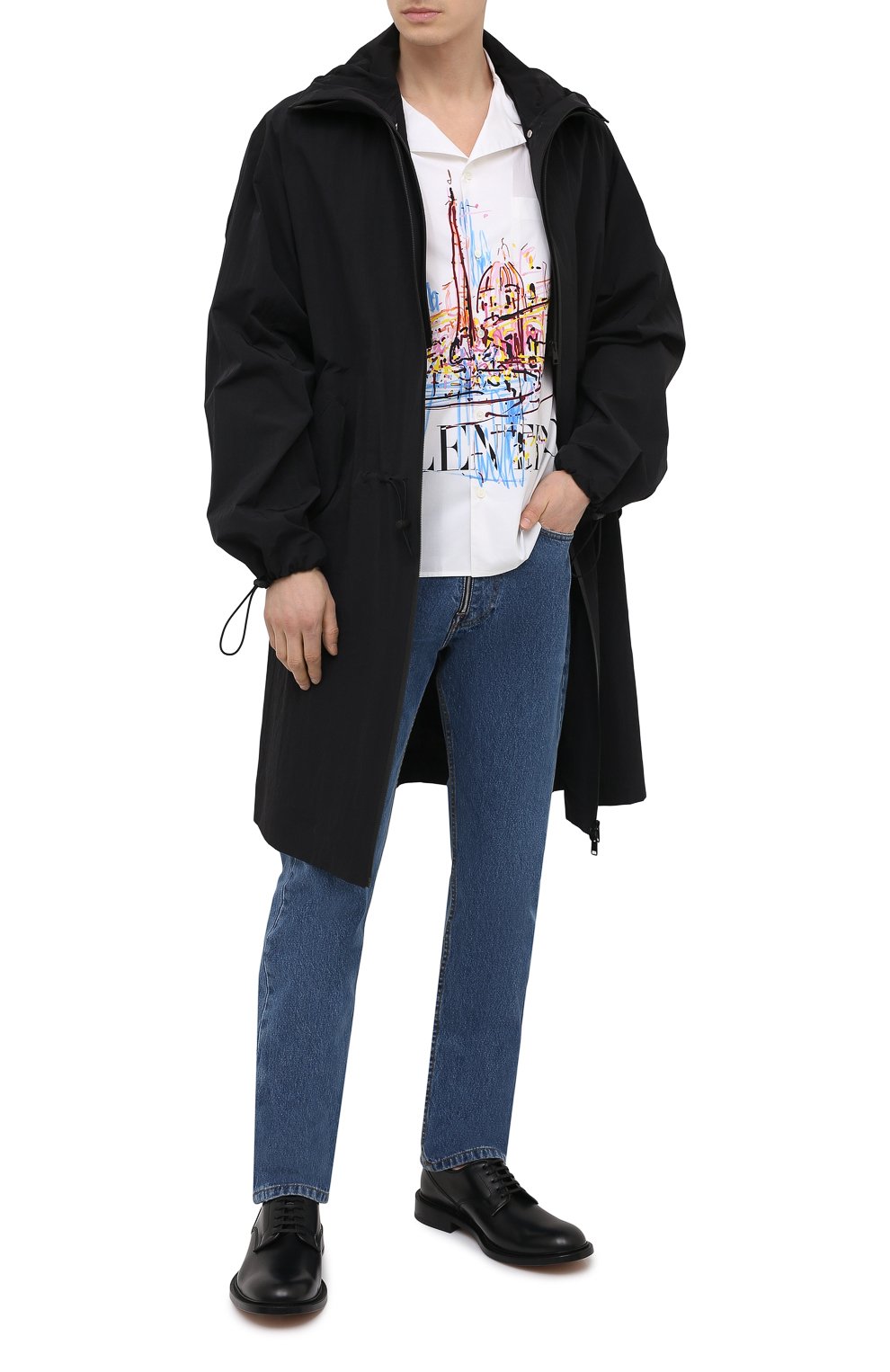 Хлопковая рубашка VALENTINO, арт. VV3AA76971J, фото 2