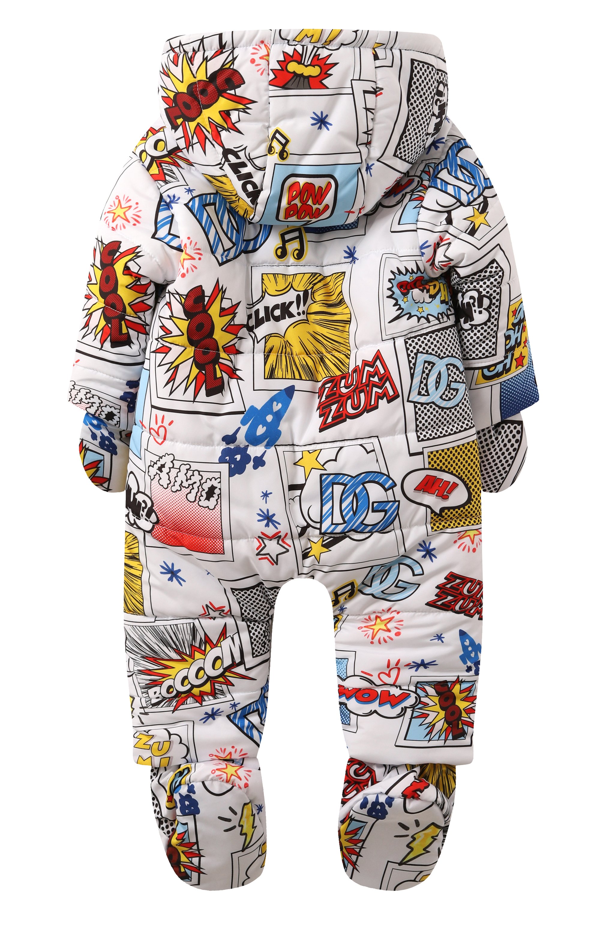 Утепленный комбинезон DOLCE & GABBANA разноцветного цвета по цене 106500 руб., арт. L1J08W/ISMIR_SET, фото 2 Утепленный комбинезон DOLCE & GABBANA, арт. L1J08W/ISMIR_SET, фото 2