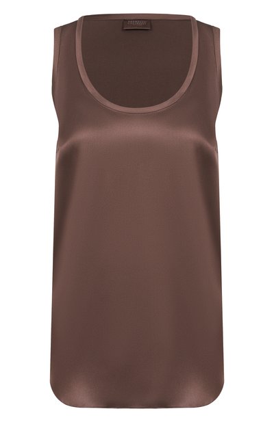 Женский атласный топ BRUNELLO CUCINELLI, арт. MPC59E0600