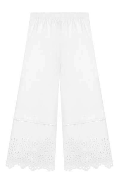 Хлопковые брюки ERMANNO SCERVINO, арт. Z1G409, фото 2