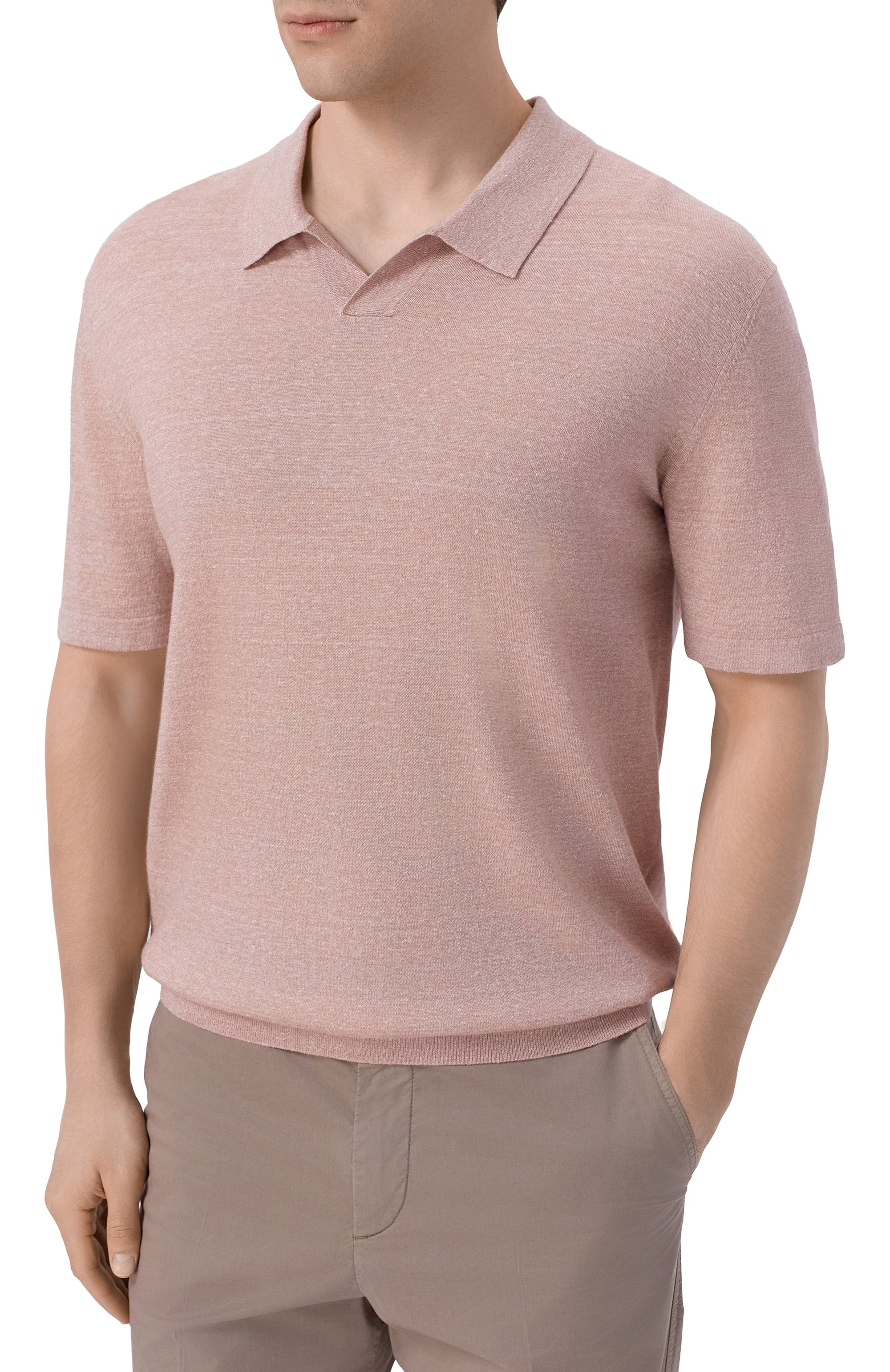 Поло из шерсти и льна 12 STOREEZ, арт. 137720, фото 3