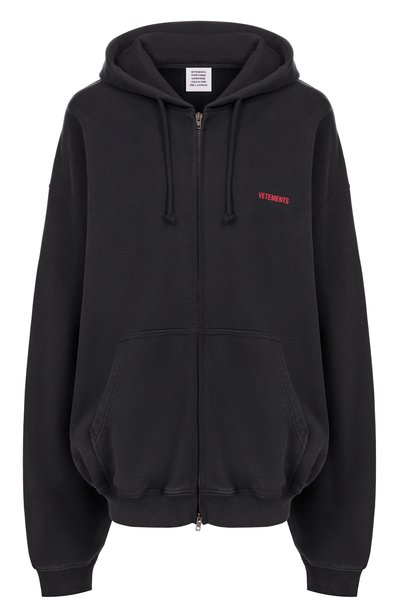 Женский хлопковая толстовка VETEMENTS, арт. MH27ZU139B