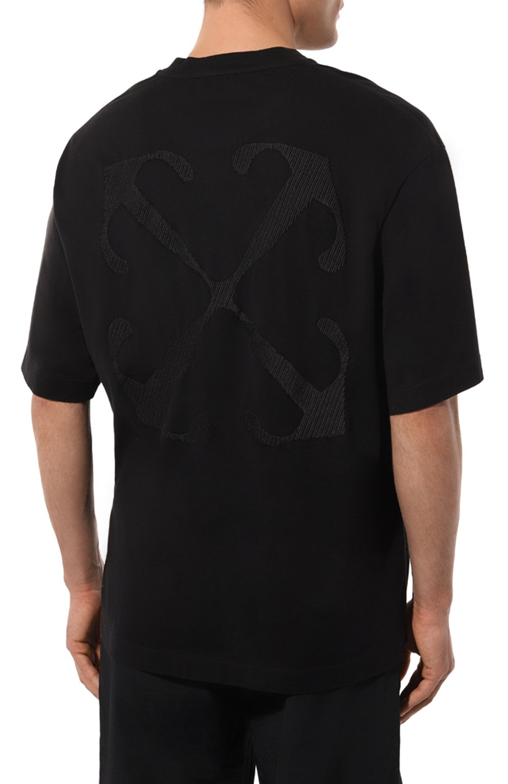Хлопковая футболка OFF-WHITE, арт. 0MAA120S24JER004, фото 4