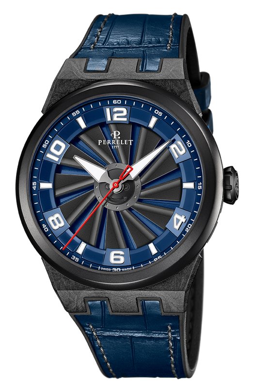 фото Часы turbine carbon midnight blue perrelet