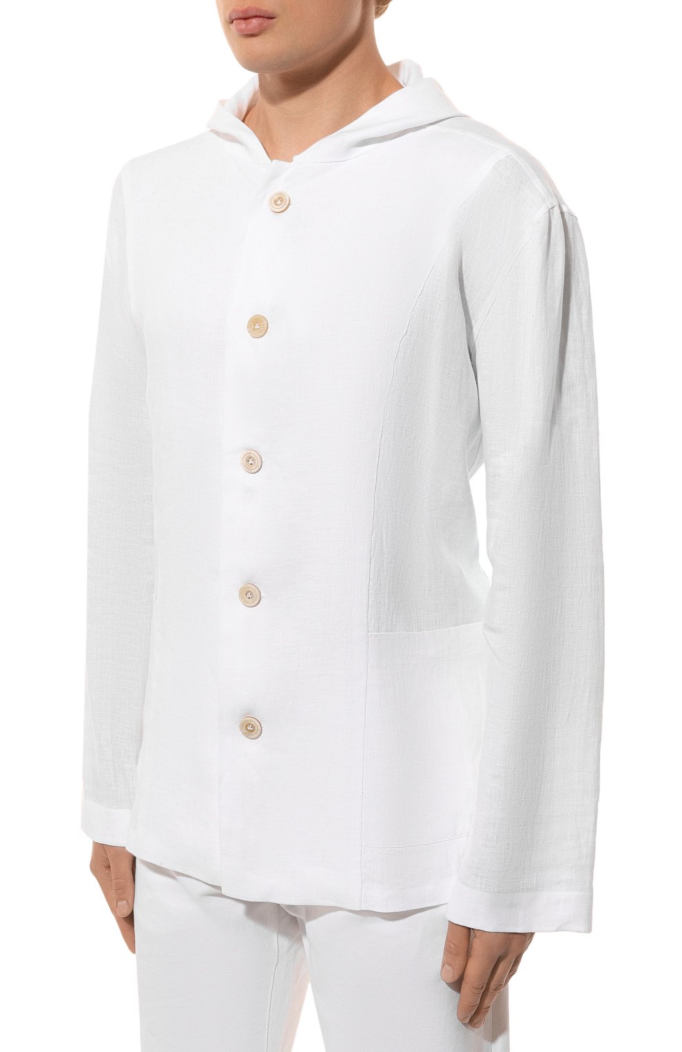 Льняная рубашка KITON, арт. UMCLUCAH08838, фото 3