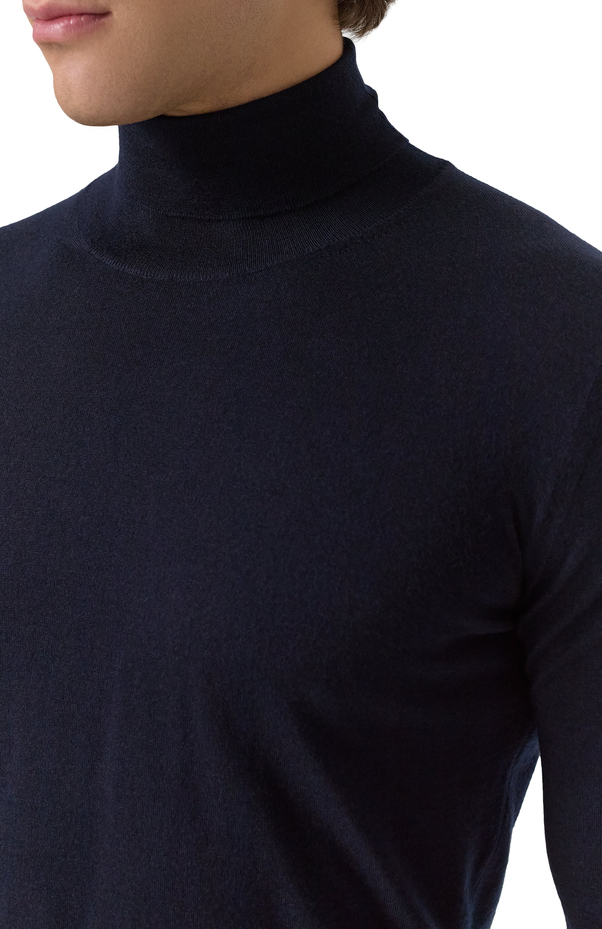 Водолазка из кашемира и шелка FEDELI, арт. MU007124, фото 5