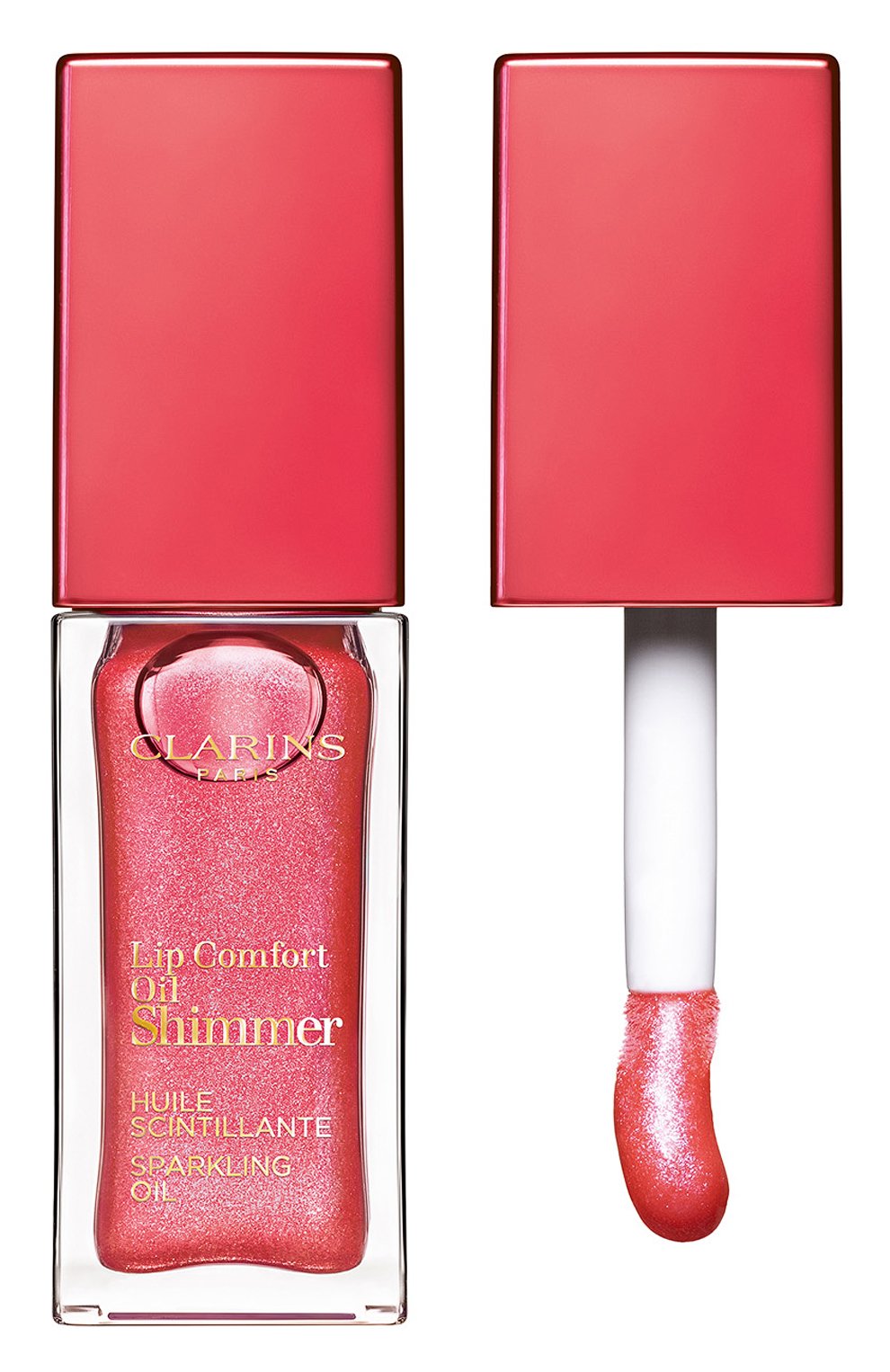 Мерцающее масло для губ lip comfort oil shimmer, 05 pretty in pink (7ml) CLARINS, арт. 80074334, фото 1