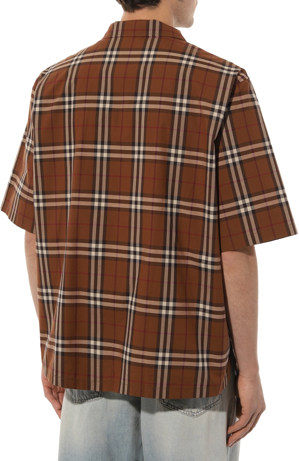 Хлопковая рубашка BURBERRY, арт. 8057478, фото 4