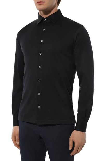 Рубашка из шелка и хлопка GRAN SASSO, арт. 60114/78400, фото 3