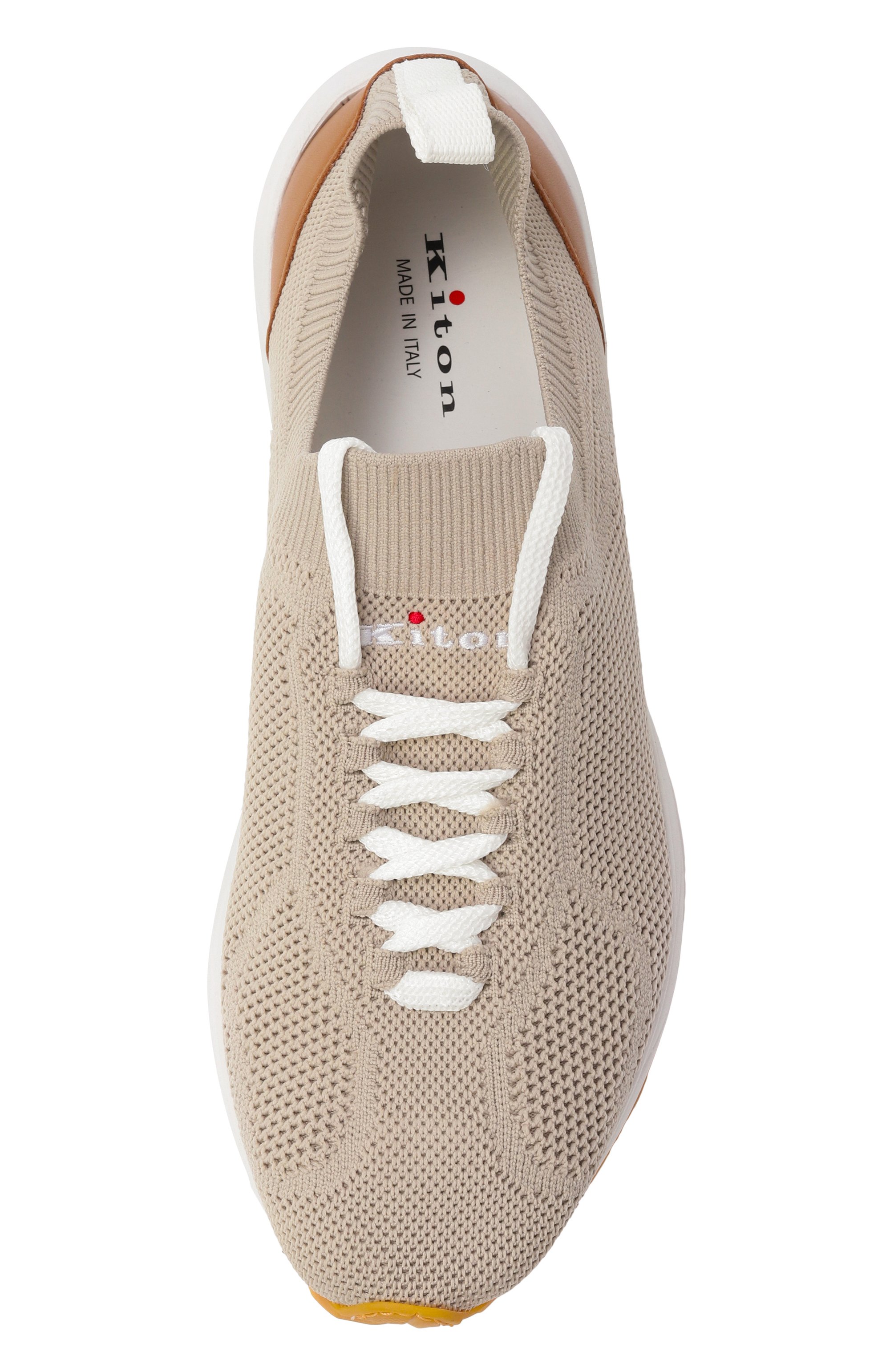 Текстильные кроссовки KITON, арт. USSA269N0133805, фото 6