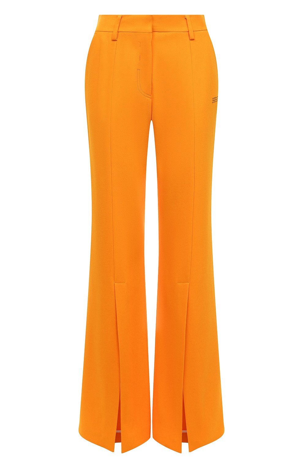 Брюки из вискозы OFF-WHITE оранжевого цвета по цене 77400 руб., арт. 0WCA138F21FAB003, фото 1 Брюки из вискозы OFF-WHITE, арт. 0WCA138F21FAB003, фото 1