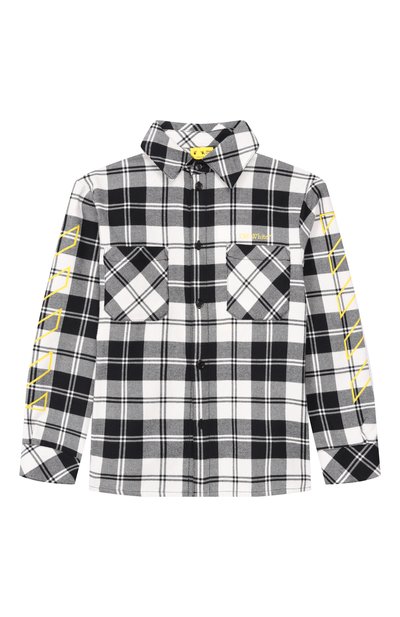 Хлопковая рубашка OFF-WHITE, арт. 0BGA001F25FAB001/4-12