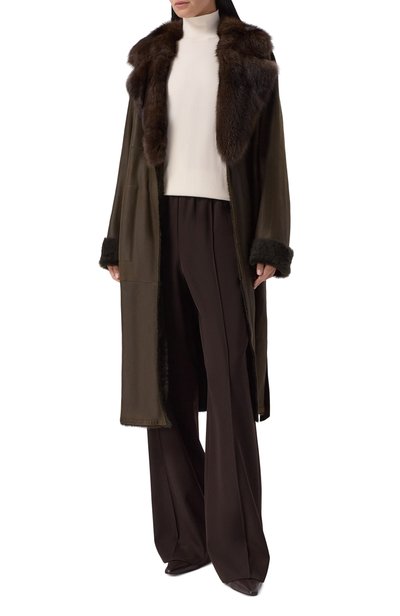 Женская дубленка из овчины KITON, арт. D50677X04T66