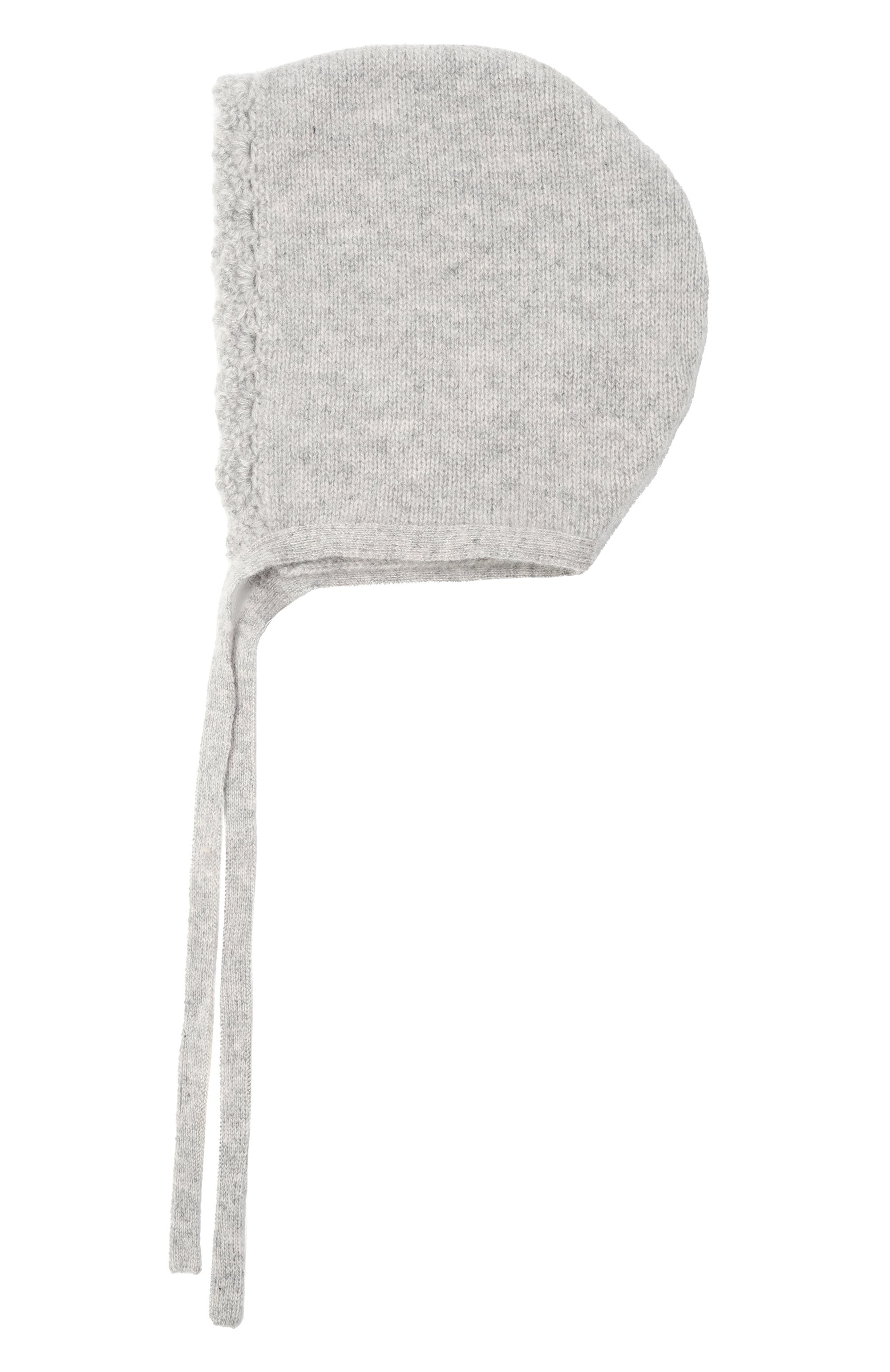 Кашемировая шапка OSCAR ET VALENTINE светло-серого цвета по цене 12250 руб., арт. BEG09, фото 2 Кашемировая шапка OSCAR ET VALENTINE, арт. BEG09, фото 2