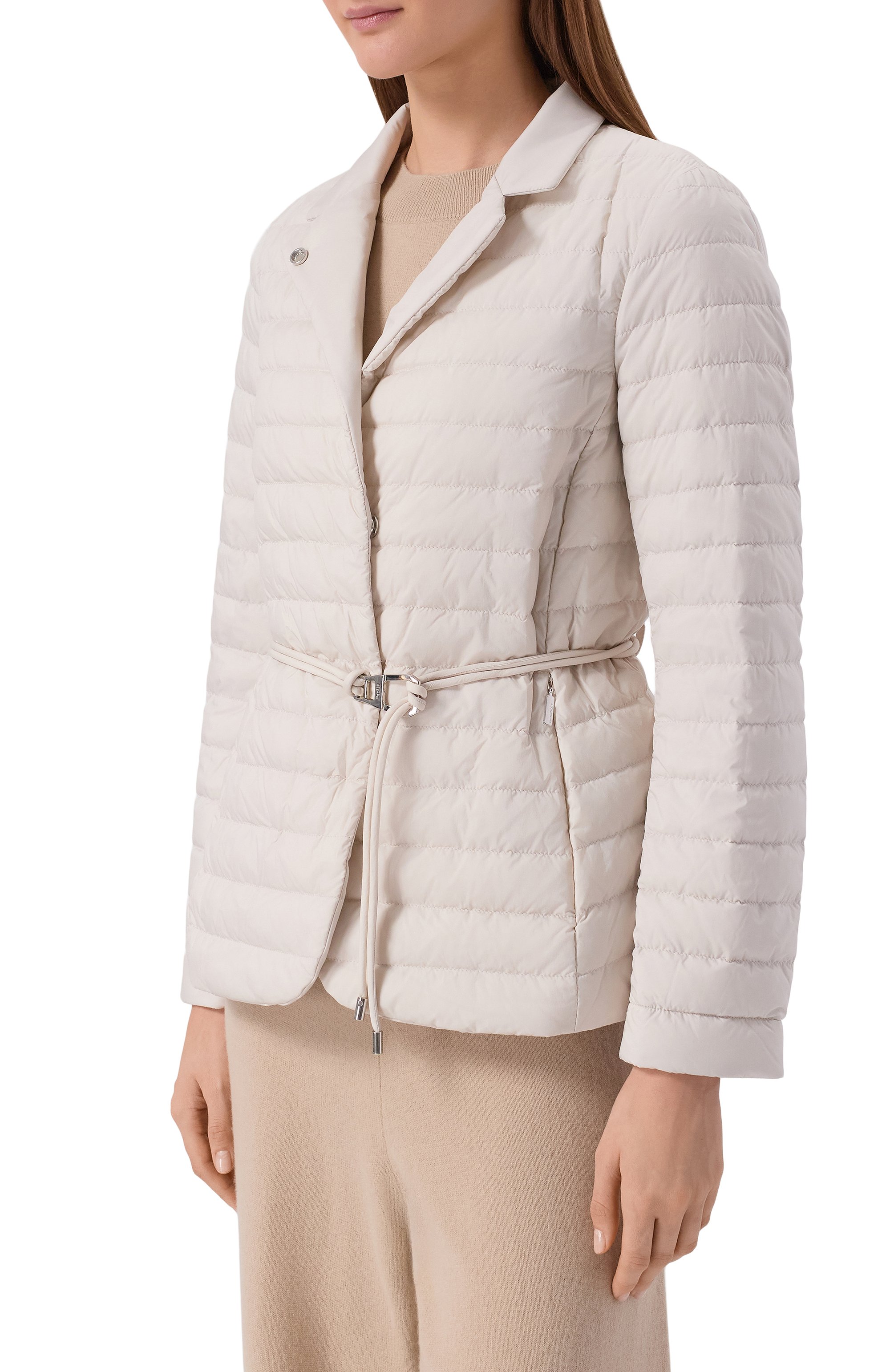 Пуховая куртка lanzada-s3 MOORER белого цвета по цене 130000 руб., арт. LANZADA/S3, фото 3 Пуховая куртка lanzada-s3 MOORER, арт. LANZADA/S3, фото 3