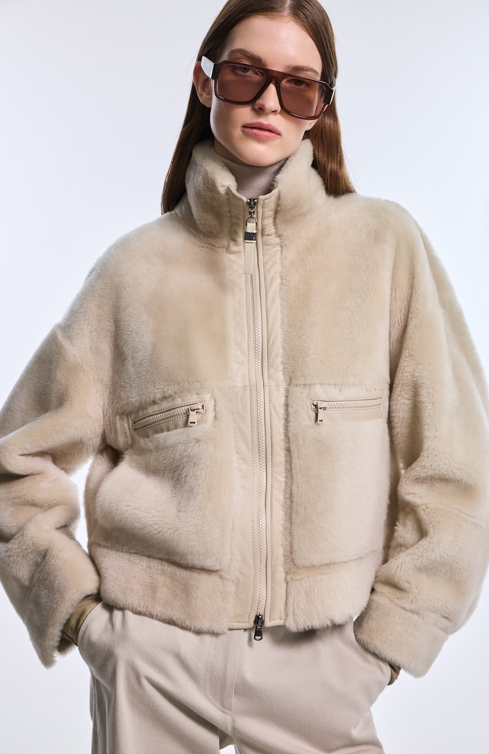 Дубленка из овчины BRUNELLO CUCINELLI, арт. MPMRA7775P, ф ото 6