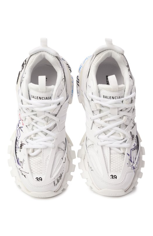 Текстильные кроссовки Track Balenciaga 542436/WTKAU Белый  542436/WTKAU Фото 6