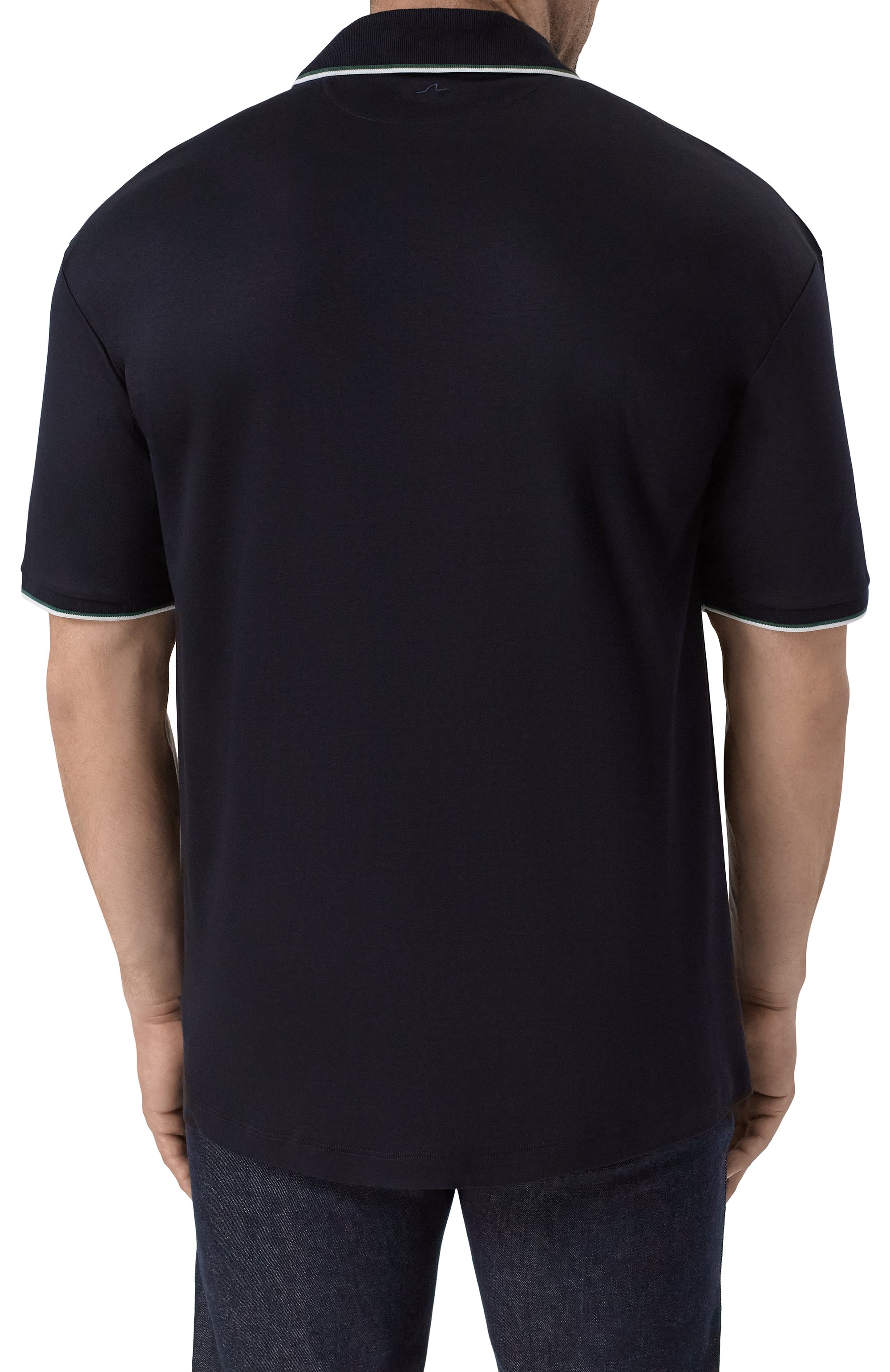 Поло из хлопка и лиоцелла PAUL&SHARK, арт. 15311711/3XL-6XL, фото 4