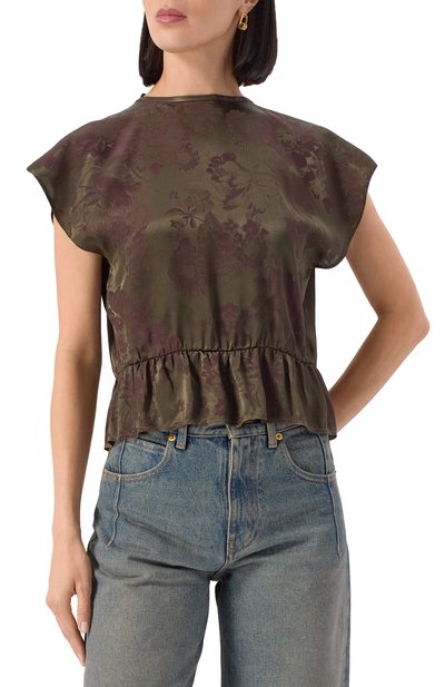 Комбинированный топ MM6, арт. S52NF0017/MTN082, фото 3