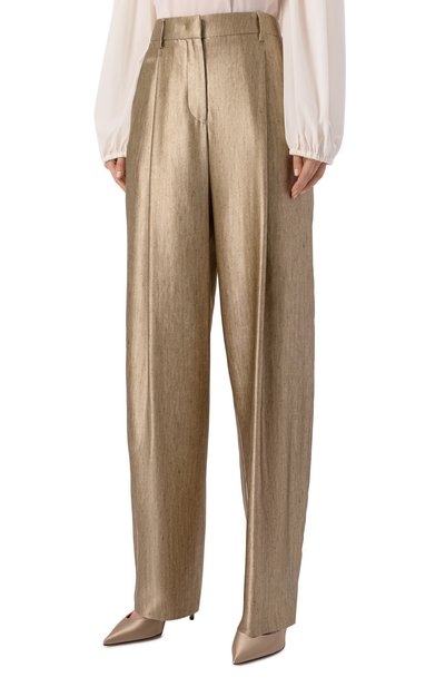 Шелковые брюки GIORGIO ARMANI, арт. GW002793/TE20145, фото 3